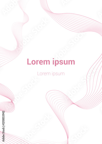 Modern cover design. Premium vintage geometric pattern with texture. Luxury vector. Template for invitation, restaurant menu, packaging, etc. Template. Gradient stripes. Abstract background.