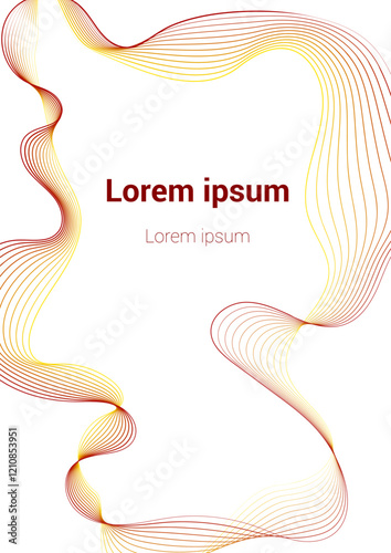 Modern cover design. Premium vintage geometric pattern with texture. Luxury vector. Template for invitation, restaurant menu, packaging, etc. Template. Gradient stripes. Abstract background.