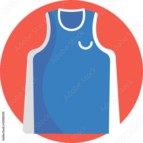 A slim-fitting sleeveless shirt tailored to provide breathability and support, perfect for running, gym sessions, or team sports.