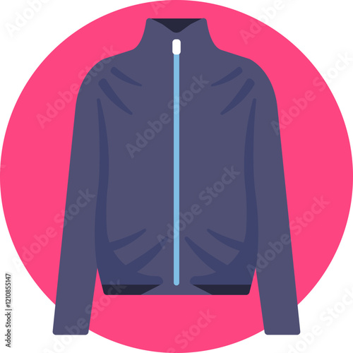 A jacket designed for comfort and performance during physical activities, made from breathable materials for enhanced airflow.