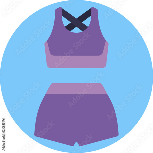 Comfortable and breathable activewear set, perfect for workouts.