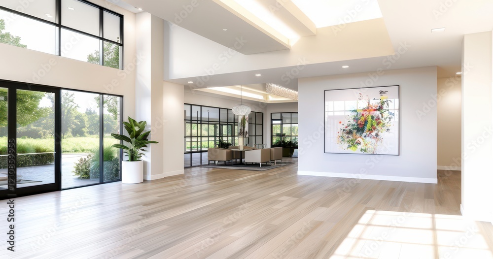 Fototapeta premium Modern Lobby Interior