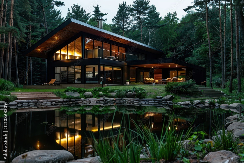 Modern Forest Home Modern Forest Home