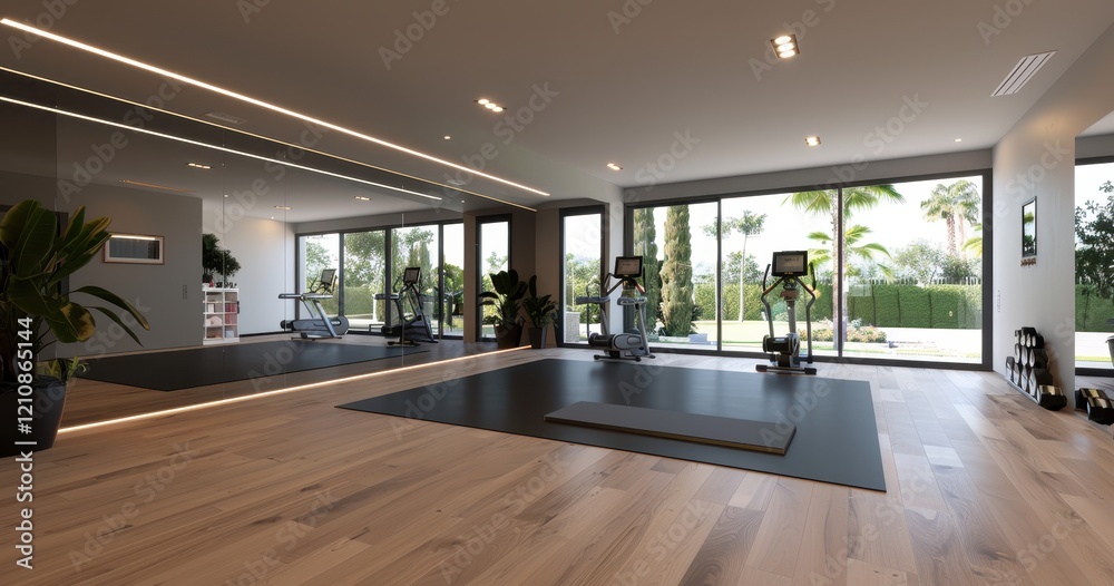 Fototapeta premium Modern Home Gym