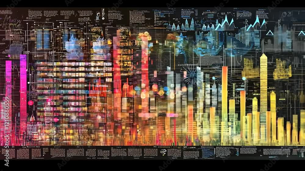 A colorful infographic showcasing various data visualizations and statistics. A colorful infographic showcasing various data visualizations and statistics.