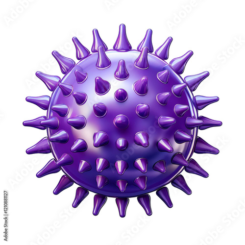 Obraz na płótnie 3d rendered illustration of a virus w salonie