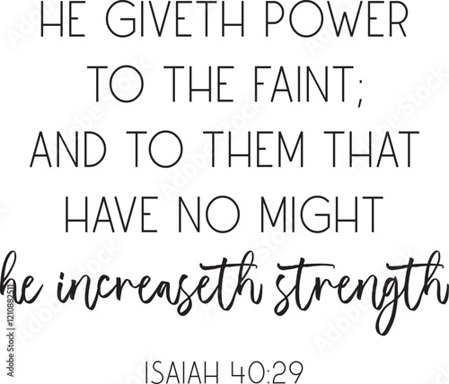 Healing Bible Verse, Christian biblical poster, vector illustration