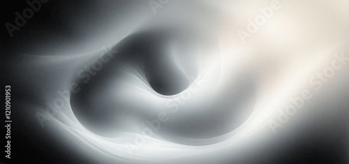 Monochrome Abstract Swirl Motion Background Grainy Noise Texture Design