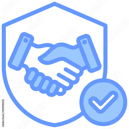 Trust Blue Icon