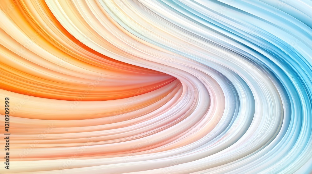 Fototapeta premium Abstract swirling colors, dynamic fluid motion, background design, website banner