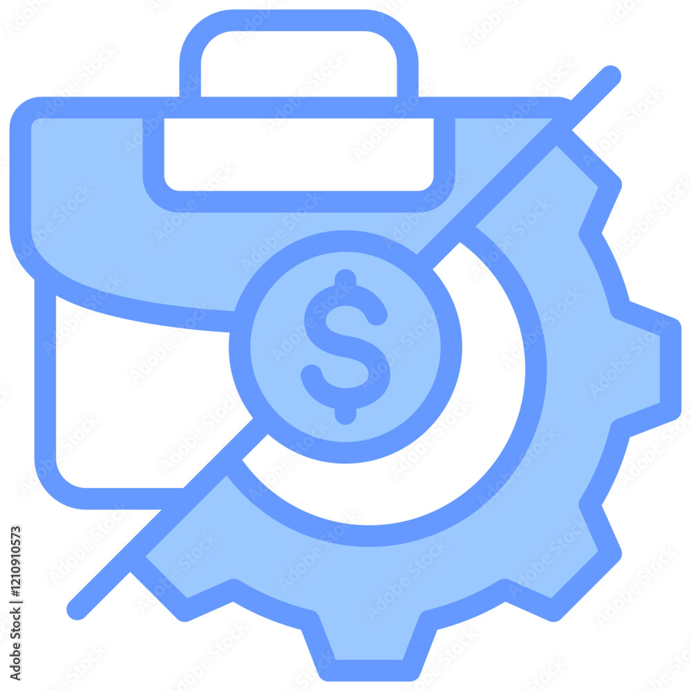 Side Hustle Blue Icon Side Hustle Blue Icon