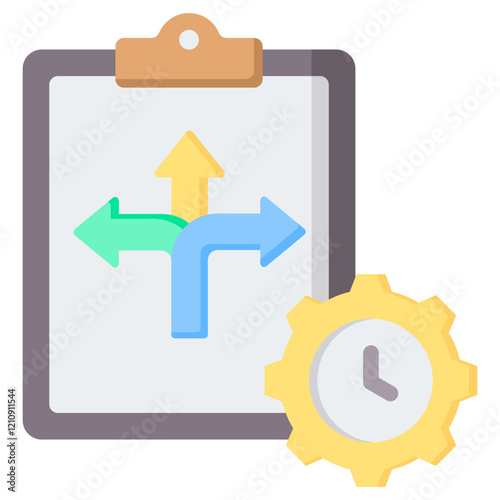 Flexibility Program Flat Icon