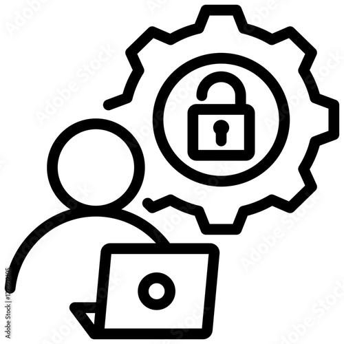 Flexible Arrangement Outline Icon