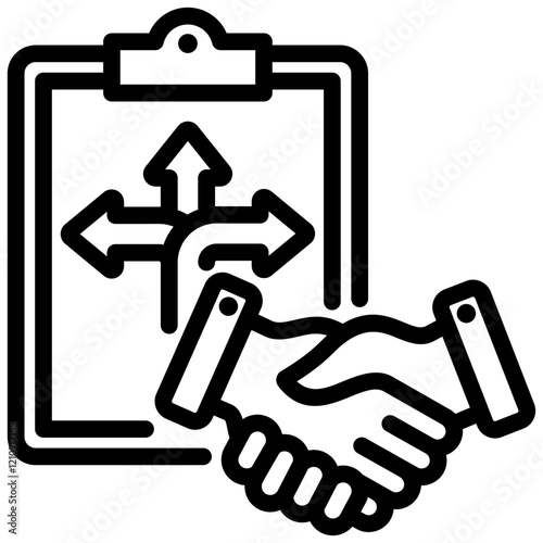 Flexibility Agreement Outline Icon