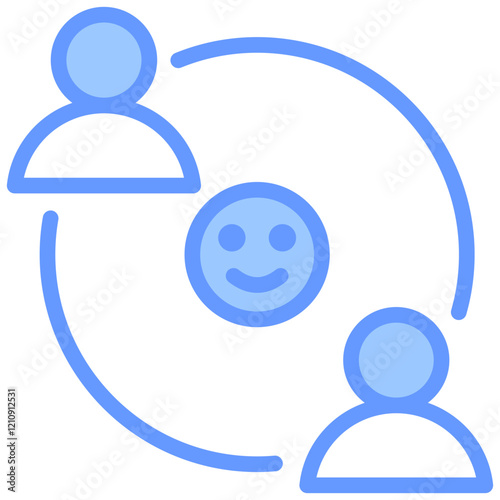 Engagement Blue Icon