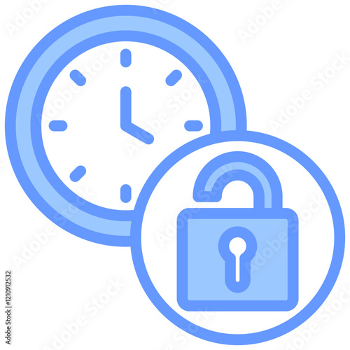 Flexitime Blue Icon