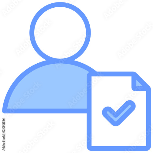 Attendance Blue Icon