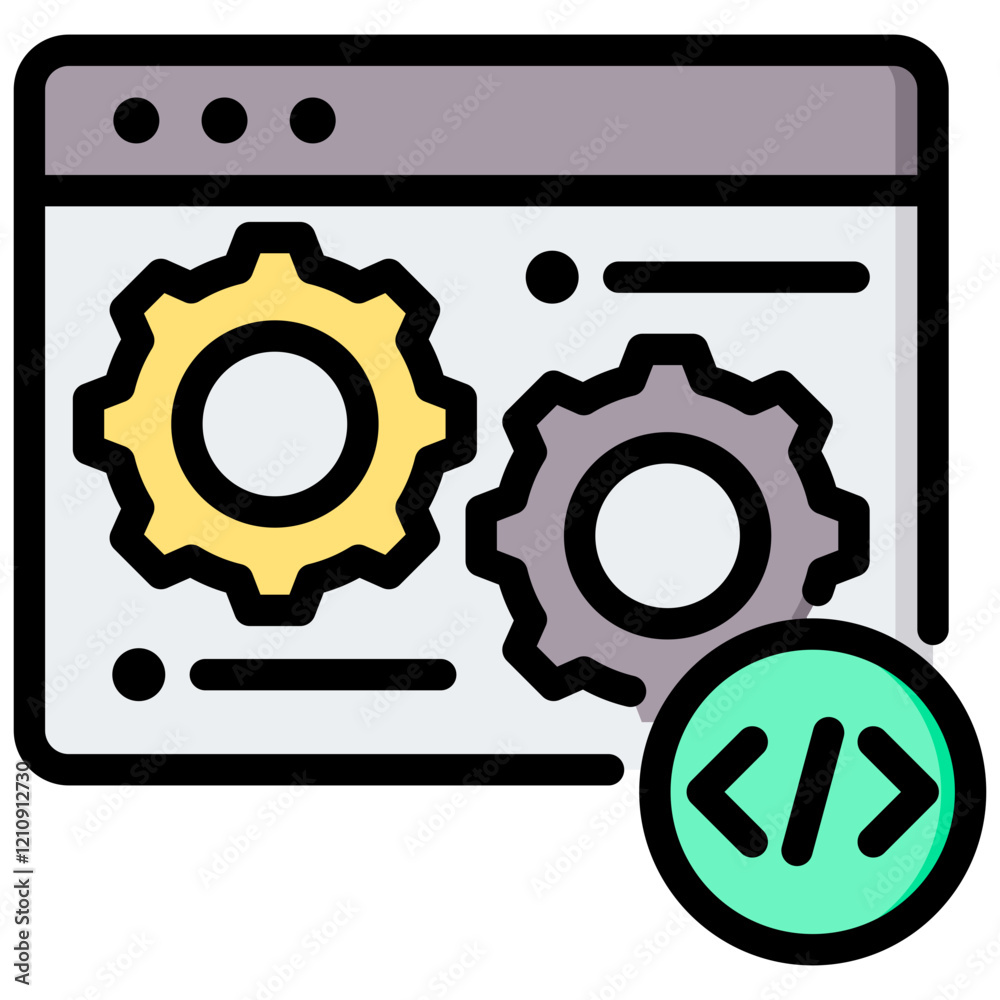 Software Outline Color Icon Software Outline Color Icon
