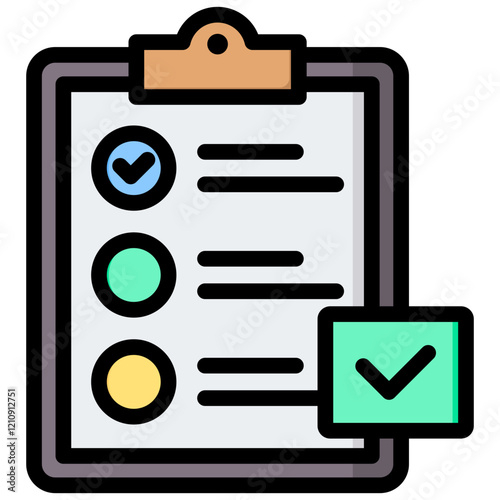 Task Outline Color Icon