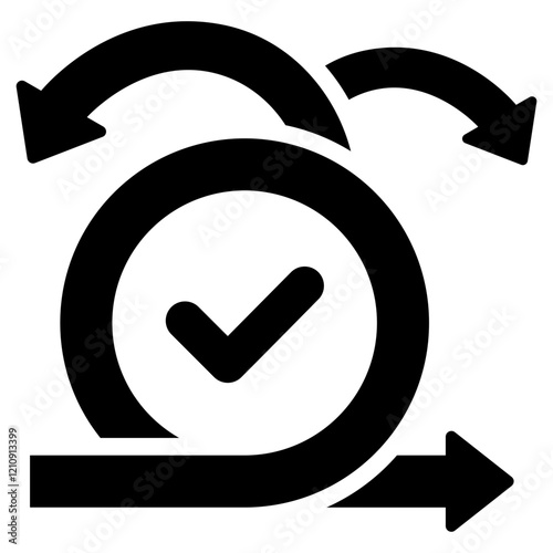 Flexibility Glyph Icon
