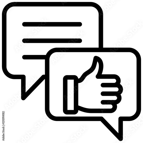 Feedback Outline Icon