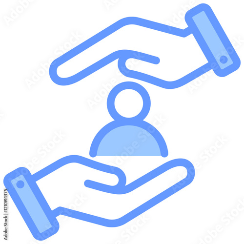 Empowerment Blue Icon