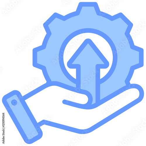 Revolutionize Blue Icon