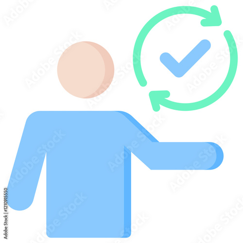 Change Agent Flat Icon