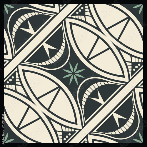 Seamless pattern. Modern stylish texture. Regularly repeating geometrical rhombuses. Vector element of graphic design. Seamless pattern in gold color on black background. Vector illustration.