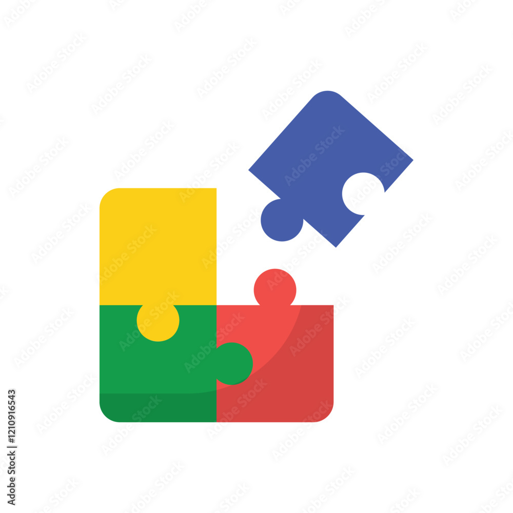 Puzzle vector icon Puzzle vector icon
