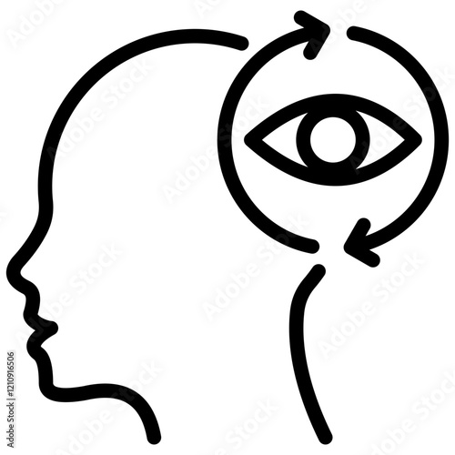 Mindset Shift Outline Icon