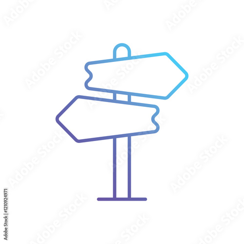 Directions vector icon