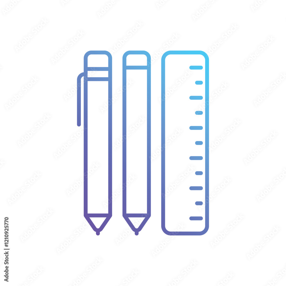 Stationery vector icon Stationery vector icon