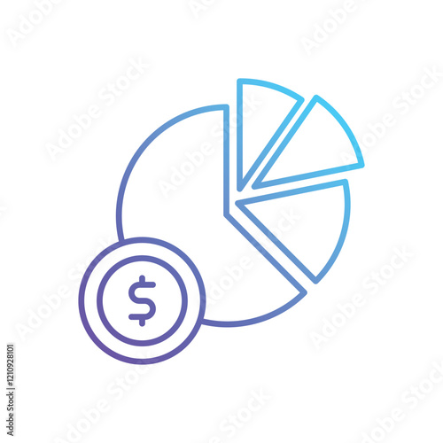 Sell Share vector icon