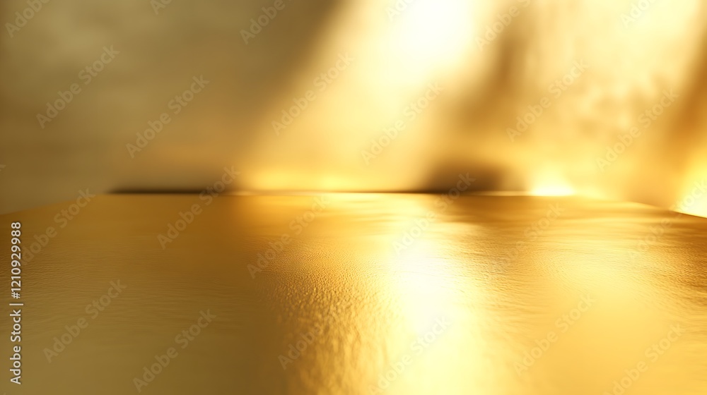 Fototapeta premium Digital Rendering of Gold Surface and Background