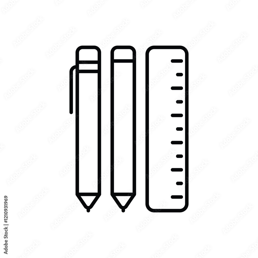 Stationery vector icon Stationery vector icon