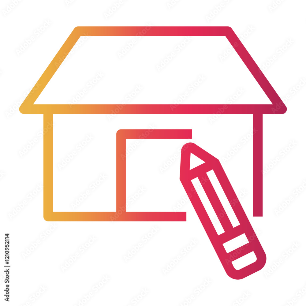 construction Line Gradient Icon construction Line Gradient Icon