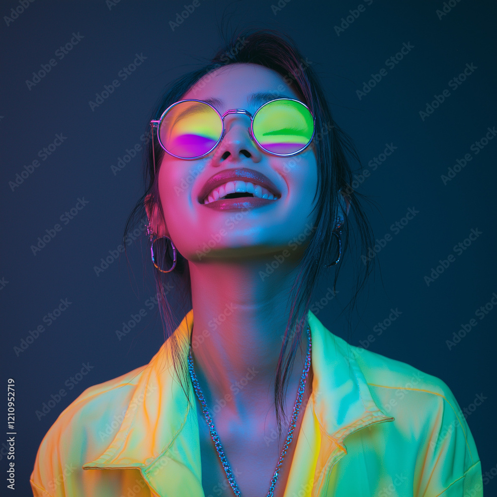 Joyful celebration of self-expression urban setting portrait photography vibrant colors close-up youthful confidence Joyful celebration of self-expression urban setting portrait photography vibrant colors close-up youthful confidence