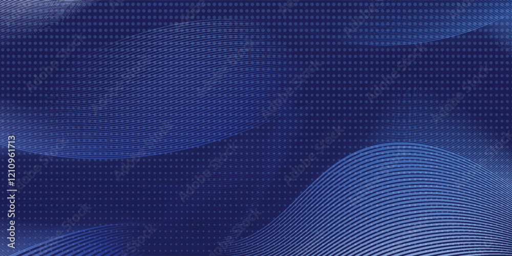 Naklejka premium Blue smoke dark background, abstract pattern Simple, modern design for covers