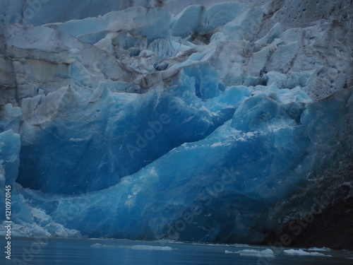 Glaciar Grey, Chile. Hielo glaciar