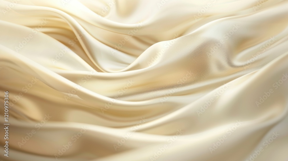 Soft and Elegant Cream Satin Fabric with Beautiful Flowing Texture Ideal for Fashion, Upholstery, and Home Decor Projects, Creating a Luxurious Atmosphere Soft and Elegant Cream Satin Fabric with Beautiful Flowing Texture Ideal for Fashion, Upholstery, and Home Decor Projects, Creating a Luxurious Atmosphere
