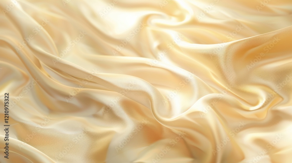 Soft and Luxurious Golden Satin Fabric with Gentle Waves and Textures Ideal for Backgrounds, Fashion, and Interior Design Projects Soft and Luxurious Golden Satin Fabric with Gentle Waves and Textures Ideal for Backgrounds, Fashion, and Interior Design Projects