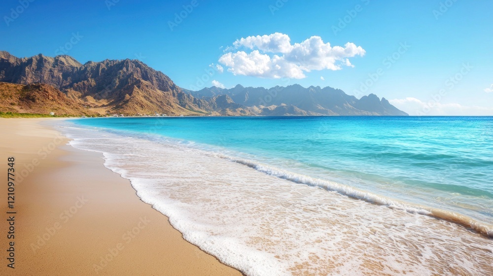 Obraz premium Serene Beach Landscape