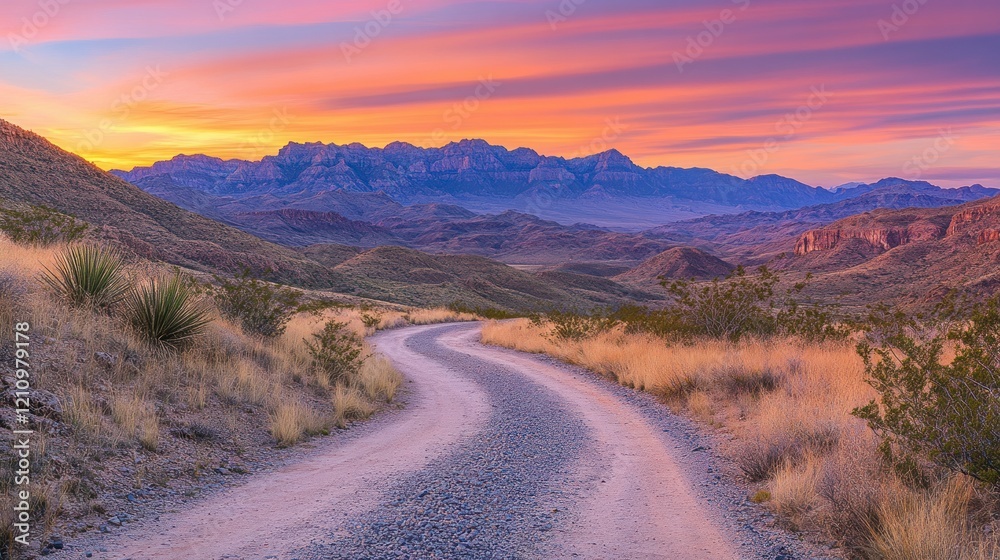Scenic sunset drive through nature trails with ecommerce shopping basket mountainous landscape peaceful viewpoint Scenic sunset drive through nature trails with ecommerce shopping basket mountainous landscape peaceful viewpoint