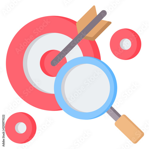 Niche Market Flat Icon
