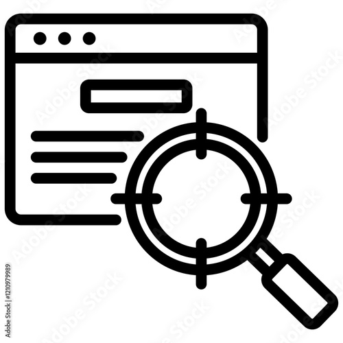 Seo Outline Icon