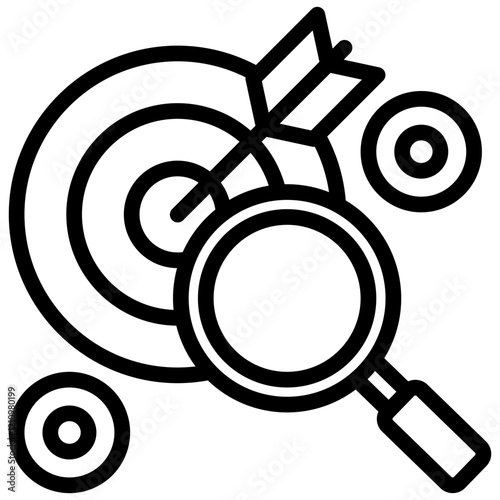 Niche Market Outline Icon