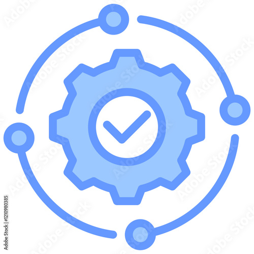 Integration Blue Icon