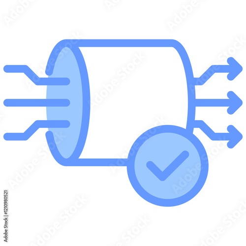Pipeline Blue Icon