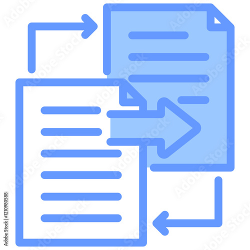 Replication Blue Icon